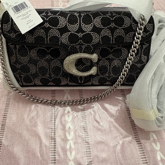 Coach Tabby shoulder bag 26 with signature crystal beading - Picture 1 of 1